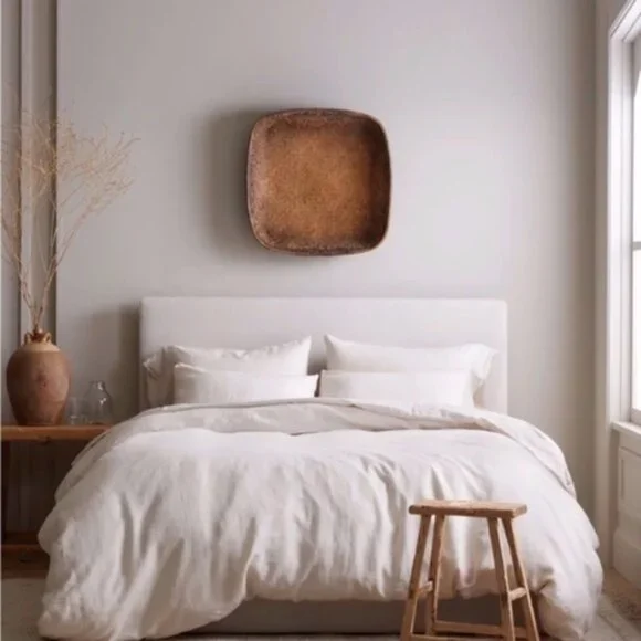 NWT Quince European Linen King Duvet Set in Sand NWT - Picture 2 of 5